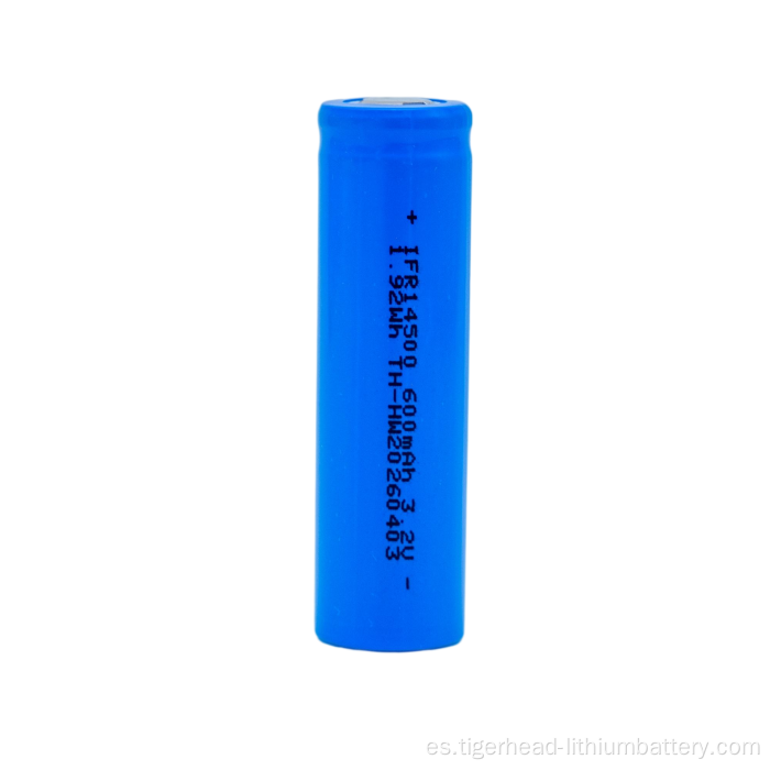 Batería cilíndrica de iones de litio 14500 500mAh 3.7V